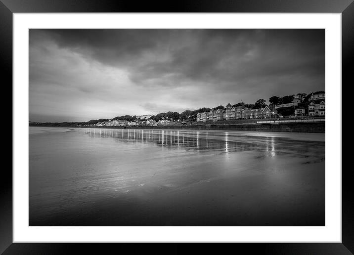 Moody Filey, Yorkshire Coast Framed Mounted Print by Tim Hill