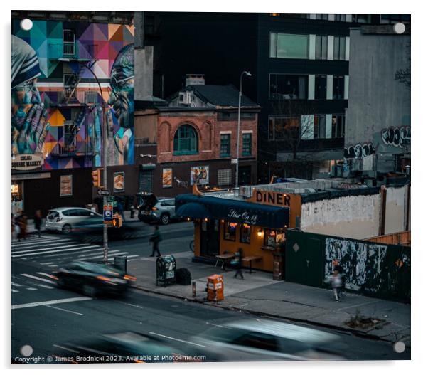 New York Life Acrylic by James Brodnicki