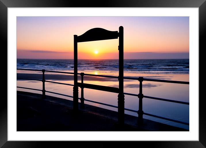 Welcome to Filey Framed Mounted Print by Tim Hill