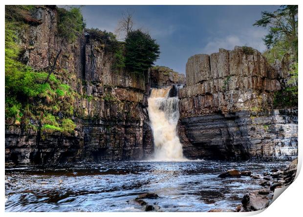 High Force Teesdale Print by Steve Smith