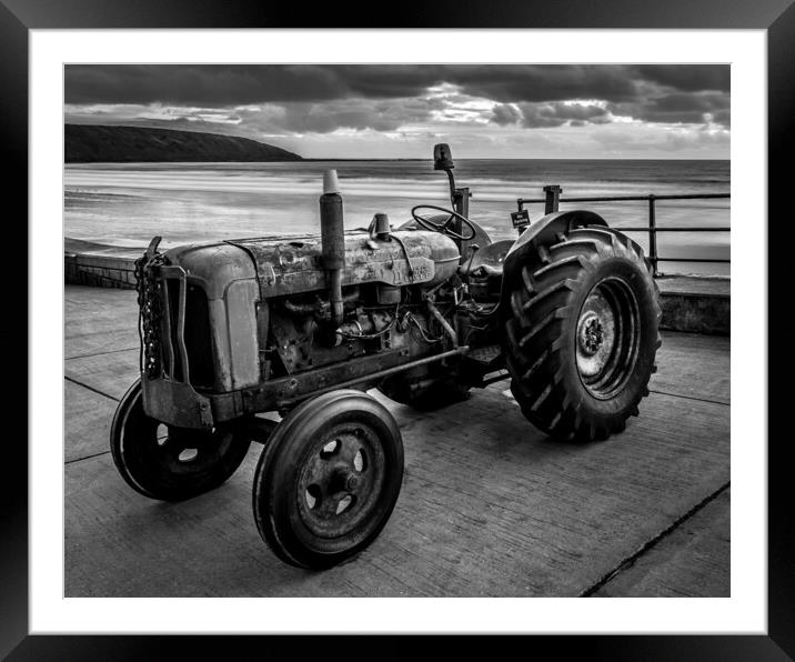 Fordson Major Tractor 1952 E1A Framed Mounted Print by Tim Hill