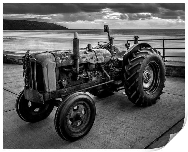 Fordson Major Tractor 1952 E1A Print by Tim Hill