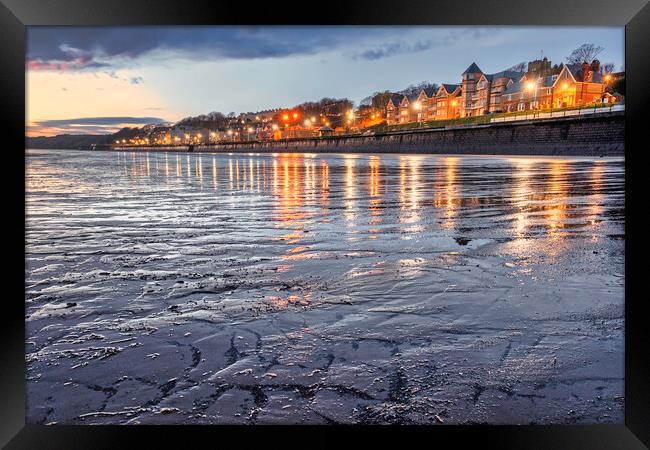Filey Beach and Seafront at Sunrise Framed Print by Tim Hill