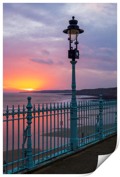 Majestic Sunrise over Scarborough South Bay Print by Tim Hill