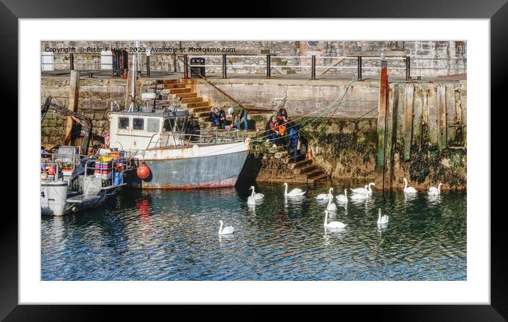 Harbour Life Framed Mounted Print by Peter F Hunt