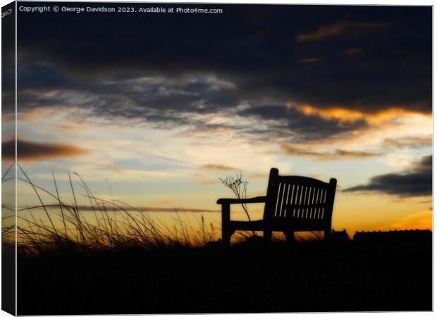 Sunrise Drama Canvas Print by George Davidson