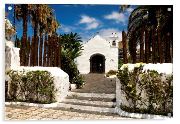 Ermita de San Telmo, Puerto de la Cruz, Tenerife, Canary Islands Acrylic by Fabrizio Troiani