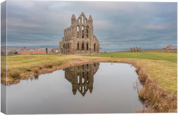 The Abbey Whitby Canvas Print by Steve Smith