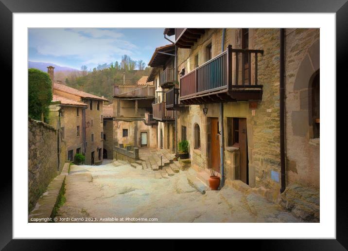 Rupit, Return to the Past - C1702-8933-ABS Framed Mounted Print by Jordi Carrio