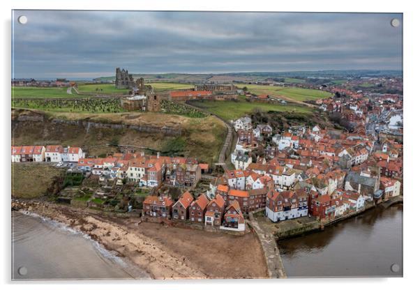 Whitby North Yorkshire Acrylic by Steve Smith