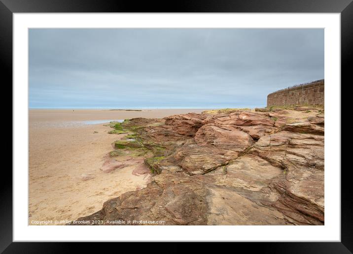 Red Rocks Nature Reserve Framed Mounted Print by Philip Brookes