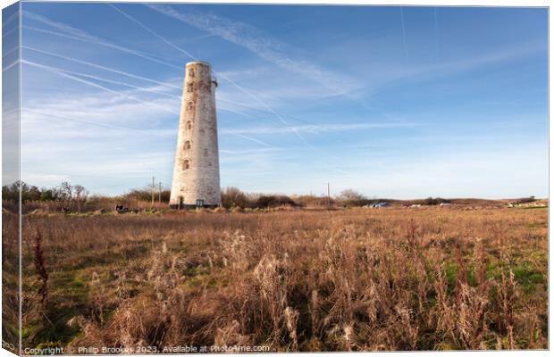 Leasowe Lighthouse Canvas Print by Philip Brookes