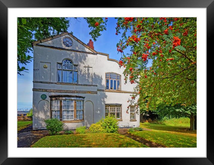 Edward Millers House, Doncaster Framed Mounted Print by Darren Galpin