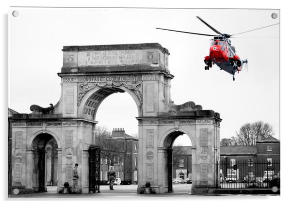 Sea King With Arch Acrylic by Paul Herron