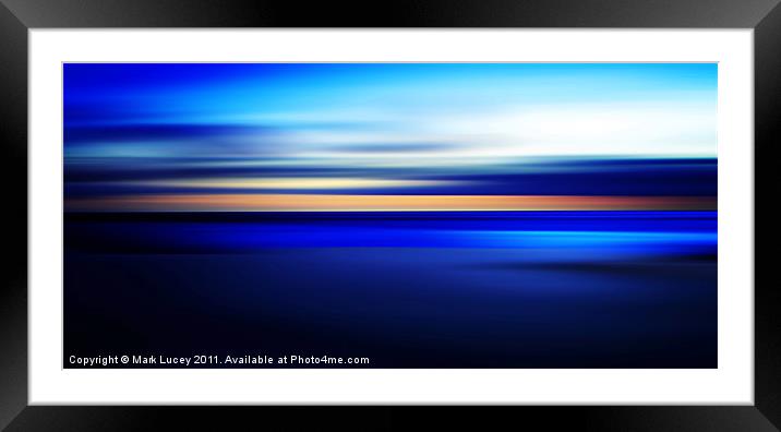 Minimum Impact Framed Mounted Print by Mark Lucey