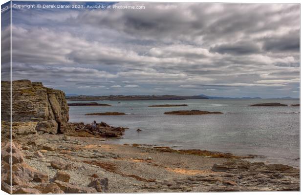 Serene Trearddur Bay  Canvas Print by Derek Daniel