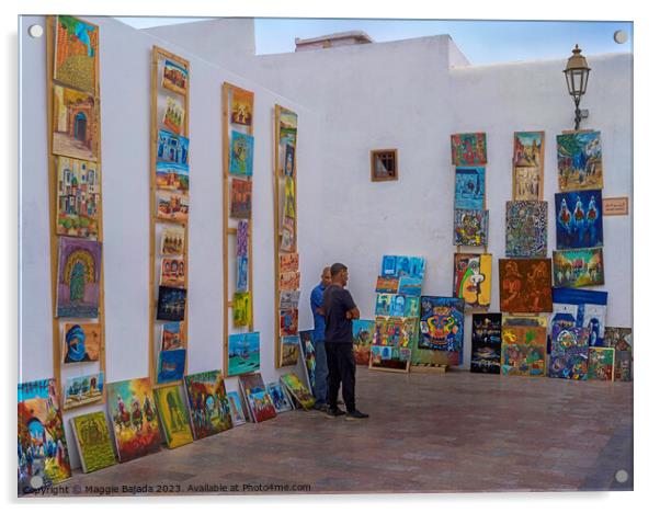 Colorful Artwork hanging in Street Photography at  Acrylic by Maggie Bajada