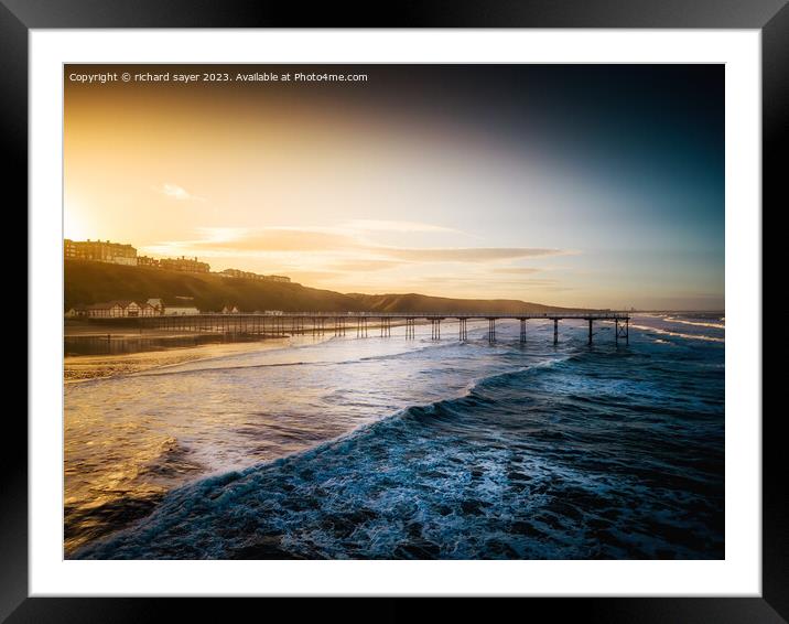 Brave Surfers Paradise Framed Mounted Print by richard sayer