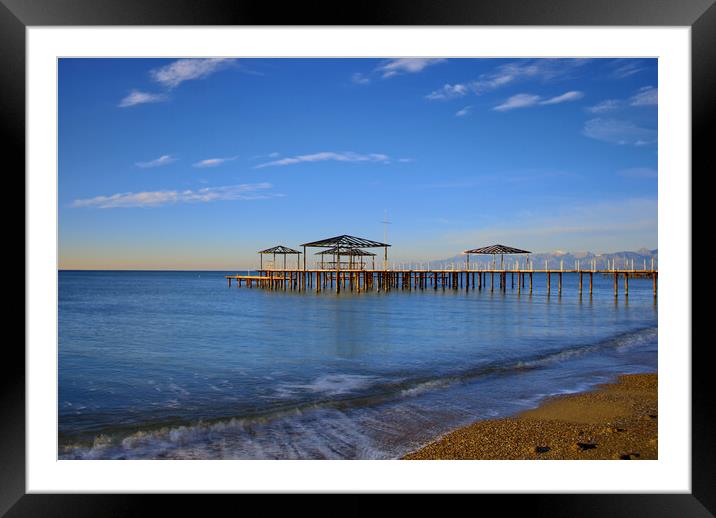 A Serene Escape to Lara Beach Framed Mounted Print by Steve Smith