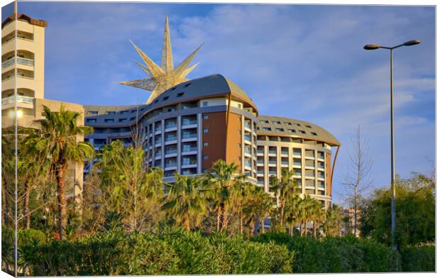 Hotel Alaya Antalya Turkey Canvas Print by Steve Smith