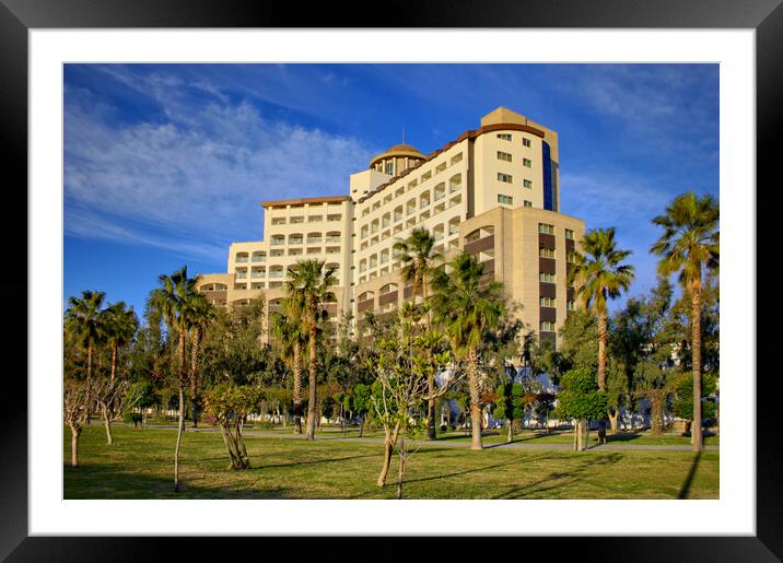 Hotel Alaya Antalya Turkey Framed Mounted Print by Steve Smith