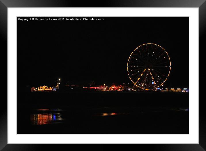 Central Pier, Blackpool Framed Mounted Print by Catherine Fowler