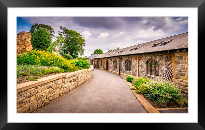 Pontefract Castle Cafe and Visitor Centre Framed Mounted Print by Tim Hill