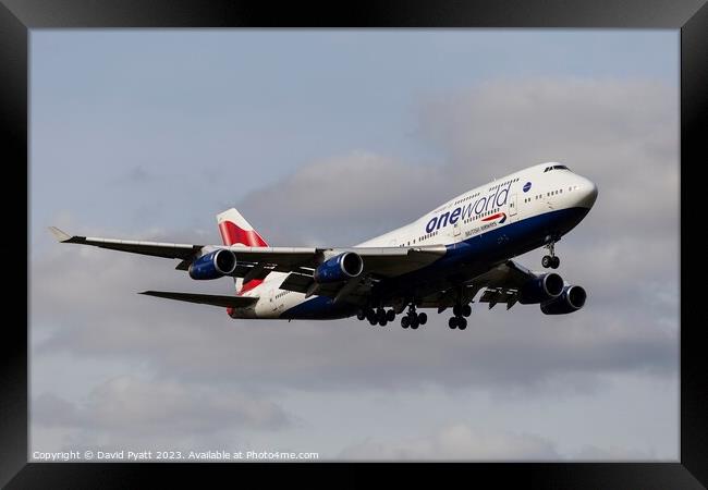  British Airways Boeing 747 Framed Print by David Pyatt