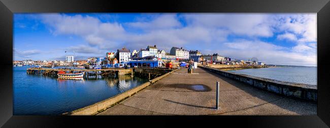 Bridlington Seafront Panoramic Framed Print by Tim Hill