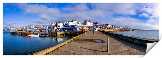 Bridlington Seafront Panoramic Print by Tim Hill