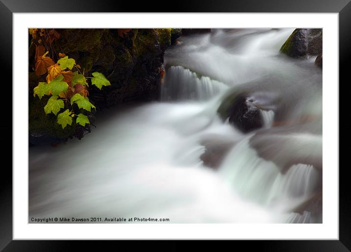 Seasons Rush By Framed Mounted Print by Mike Dawson
