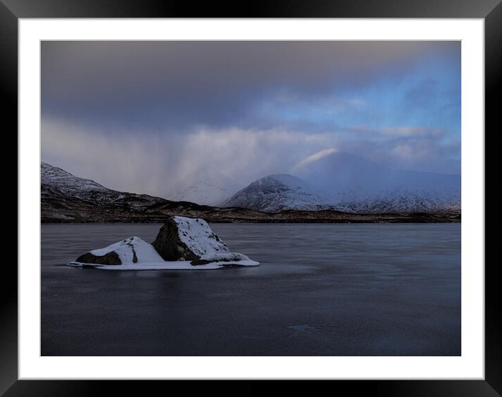Lochan na h-Achlaise Framed Mounted Print by Emma Dickson