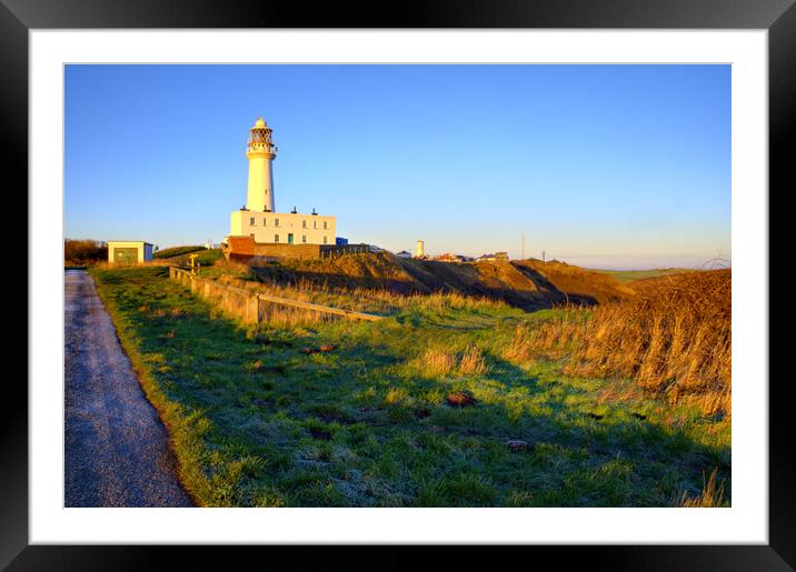 Flamborough Lighthouse Framed Mounted Print by Steve Smith