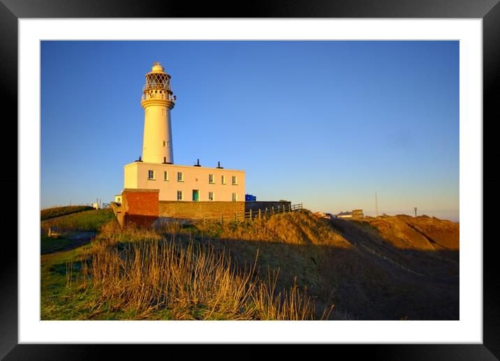 Flamborough Lighthouse Framed Mounted Print by Steve Smith