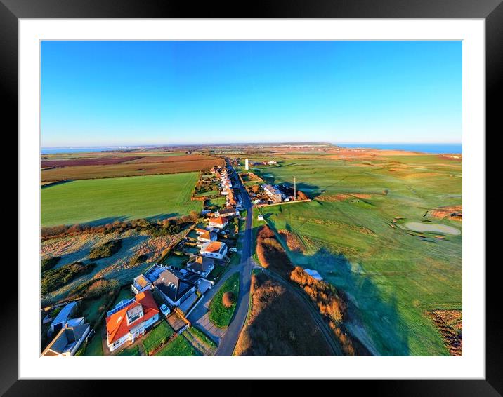 Flamborough East Yorkshire Framed Mounted Print by Steve Smith