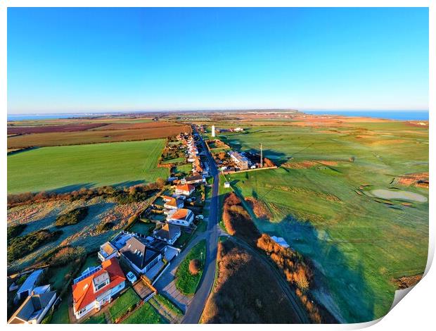 Flamborough East Yorkshire Print by Steve Smith