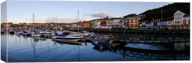 Scarborough South Bay Panoramic Canvas Print by Steve Smith