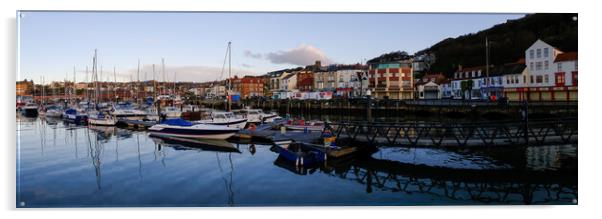 Scarborough South Bay Panoramic Acrylic by Steve Smith