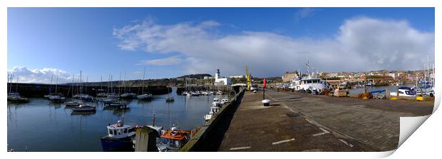 Scarborough Inner Pier Panoramic Print by Steve Smith