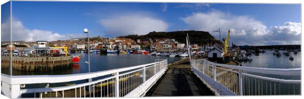 Scarborough South Bay Panoramic Canvas Print by Steve Smith