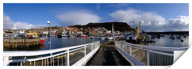 Scarborough South Bay Panoramic Print by Steve Smith