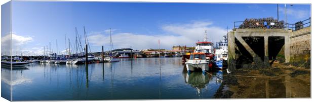 Serenity at Scarborough Marina Canvas Print by Steve Smith
