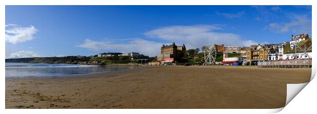 Scarborough South Bay Panoramic Print by Steve Smith