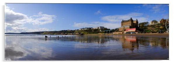 Scarborough South Bay Panoramic Acrylic by Steve Smith