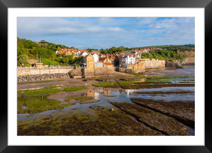 Robin Hoods Bay North Yorkshire Framed Mounted Print by Steve Smith