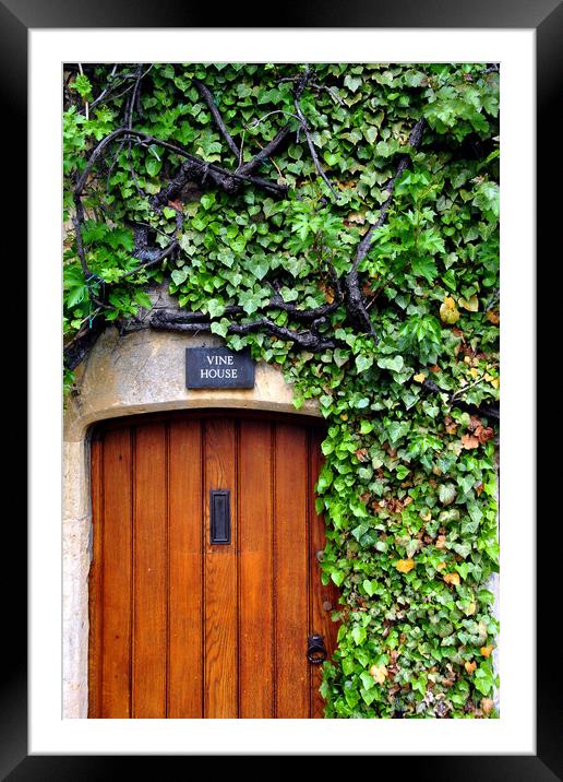 Cotswolds Cottage Bourton on the Water UK Framed Mounted Print by Andy Evans Photos