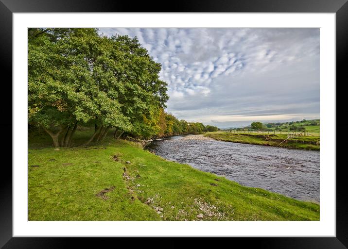 The River Swale Framed Mounted Print by Steve Smith