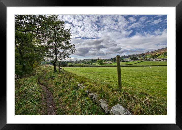 Reeth To Healaugh Framed Mounted Print by Steve Smith
