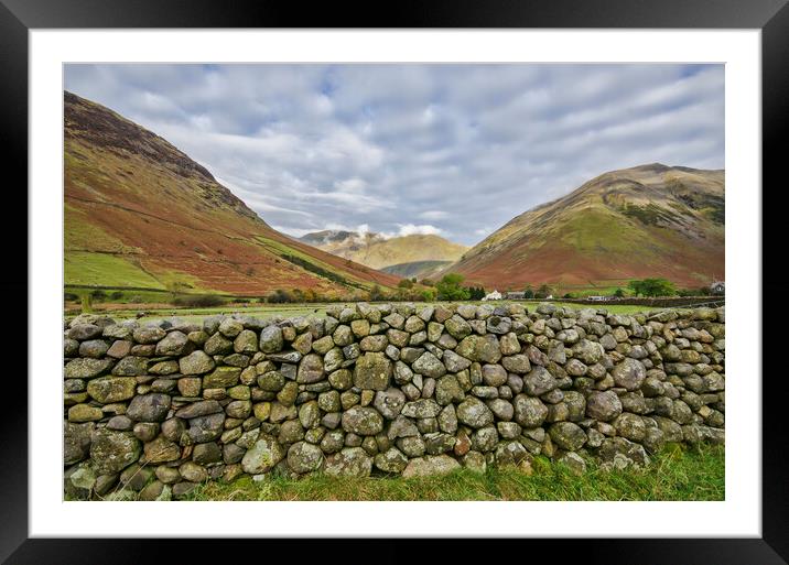 Majestic Wastwater Framed Mounted Print by Steve Smith