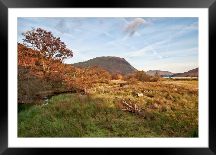 Views To Crummock Water Framed Mounted Print by Steve Smith